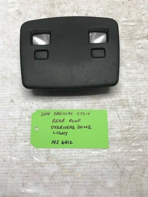 14 CADILLAC CTS-V CTSV REAR OVERHEAD DOMELIGHT MAP LIGHT BLACK 1426412 08-15