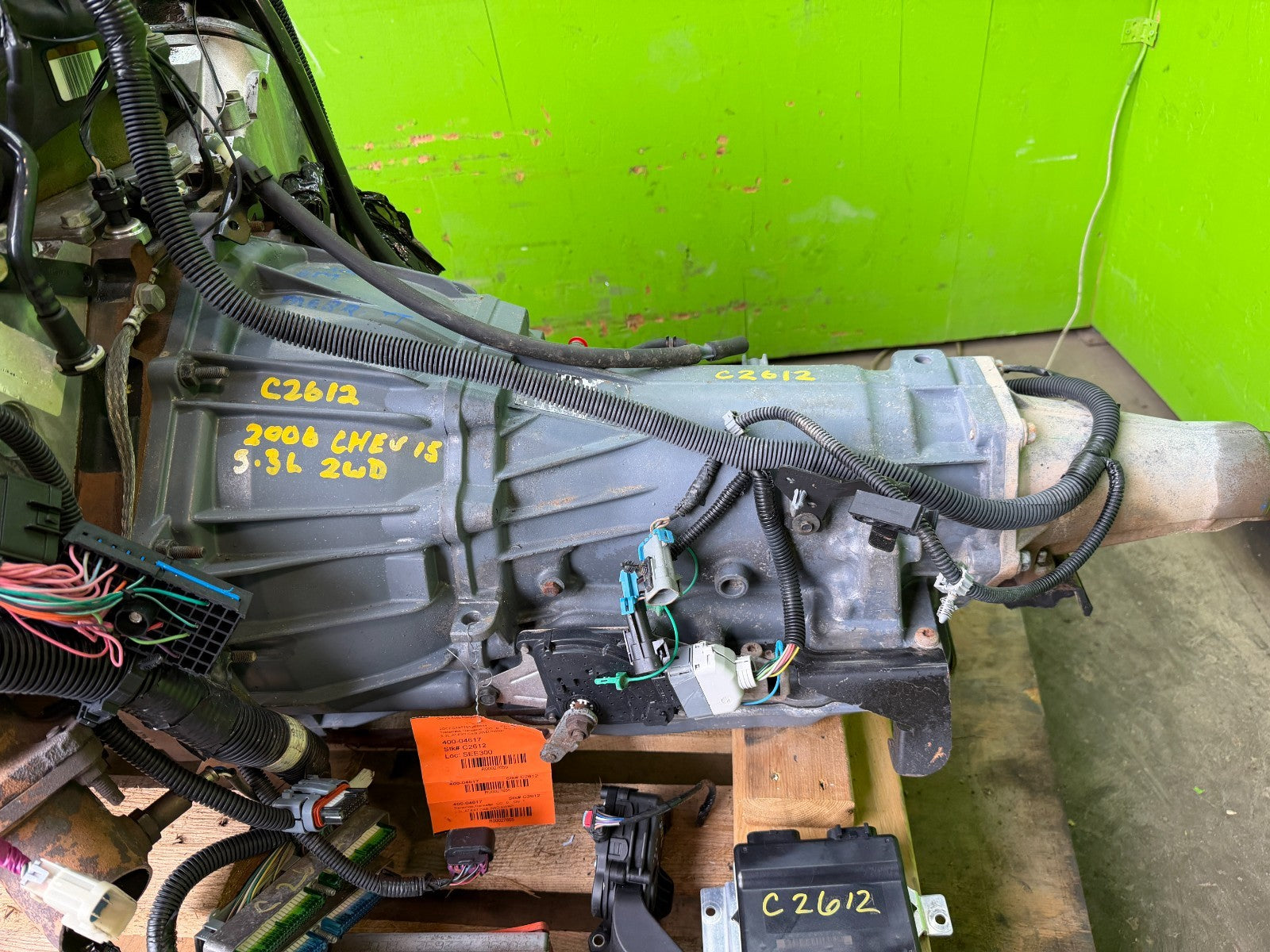 06 GMC SIERRA 5.3 LM7 W/ AUTOMATIC 4L80E TRANSMISSION COMPLETE SWAP LS1 LQ4 LQ9