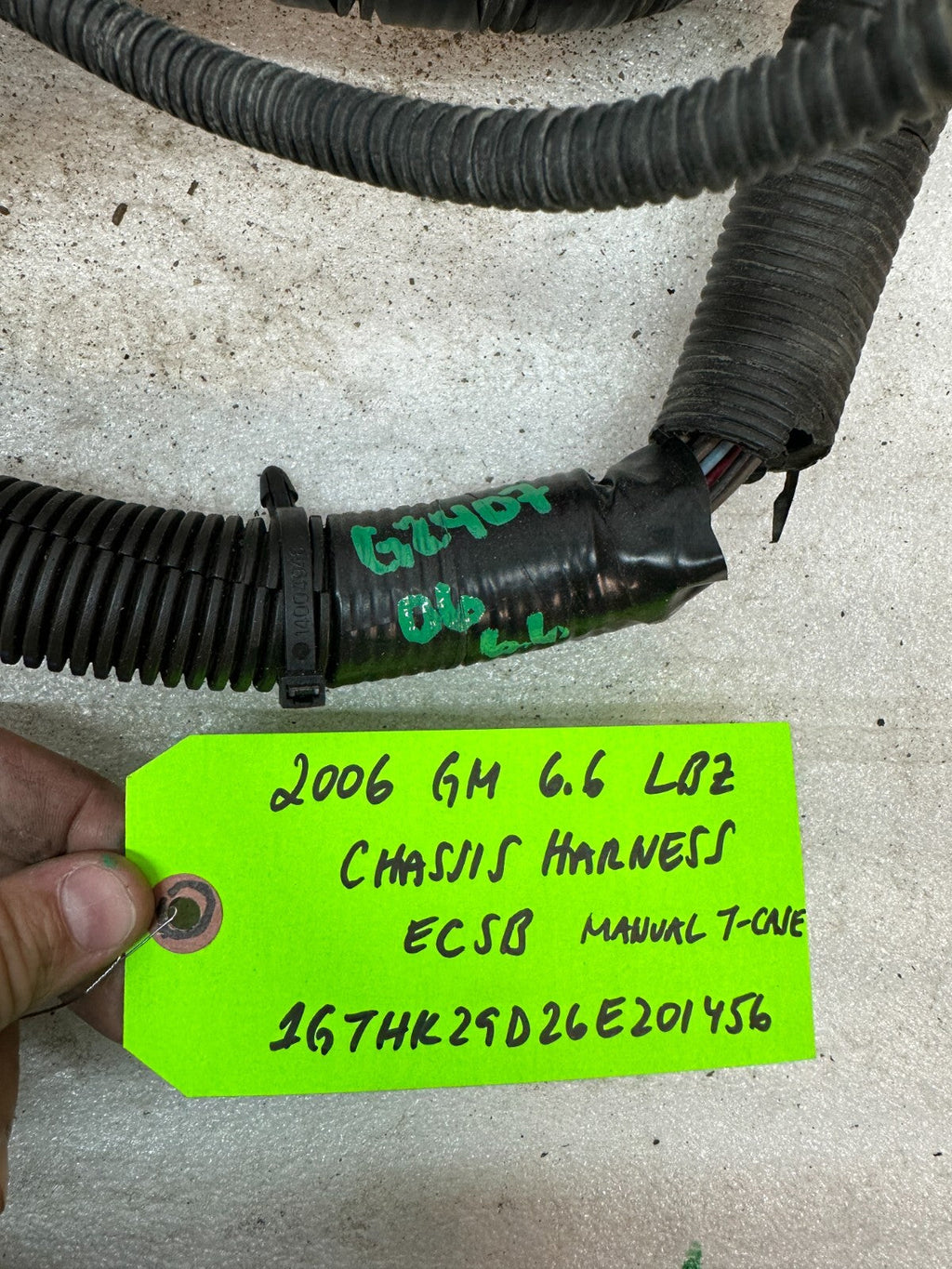 06 07 Chevrolet GMC 2500HD 3500 4wd EXT CAB SHORT BOX CHASSIS WIRING HARNESS