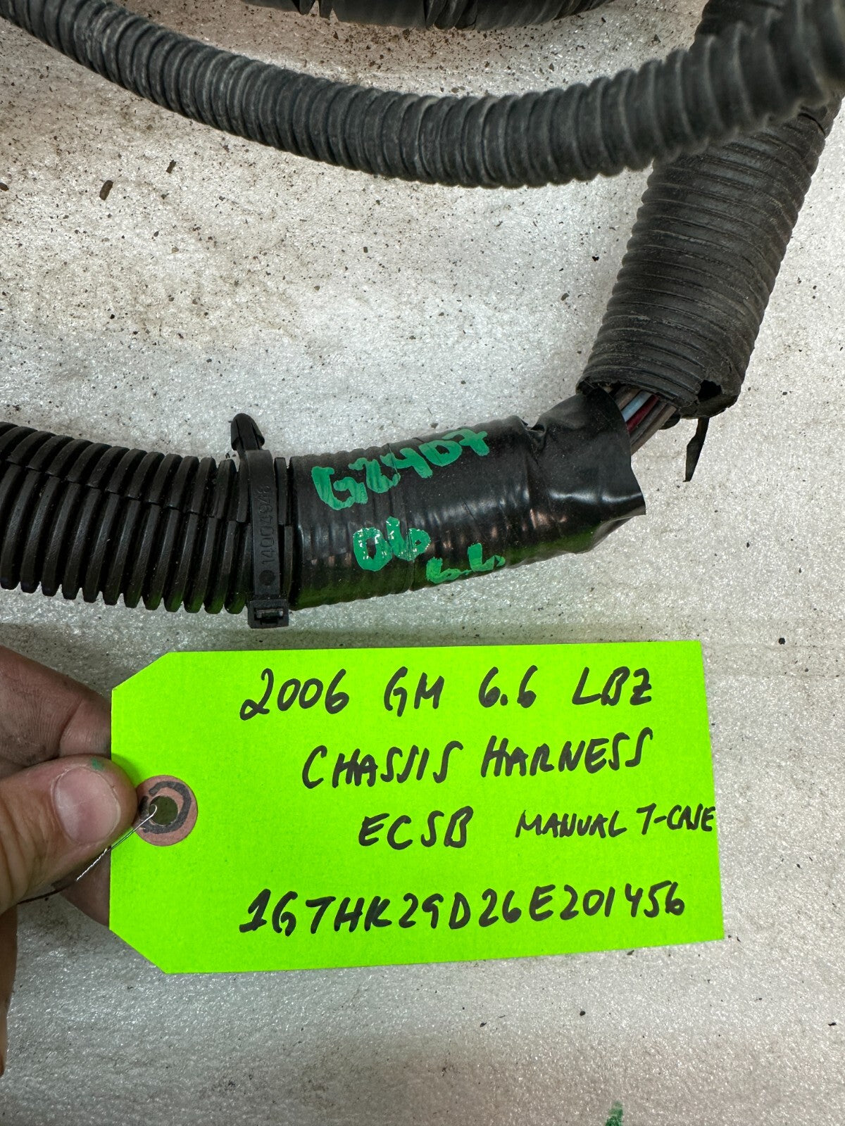 06 07 Chevrolet GMC 2500HD 3500 4wd EXT CAB SHORT BOX CHASSIS WIRING HARNESS