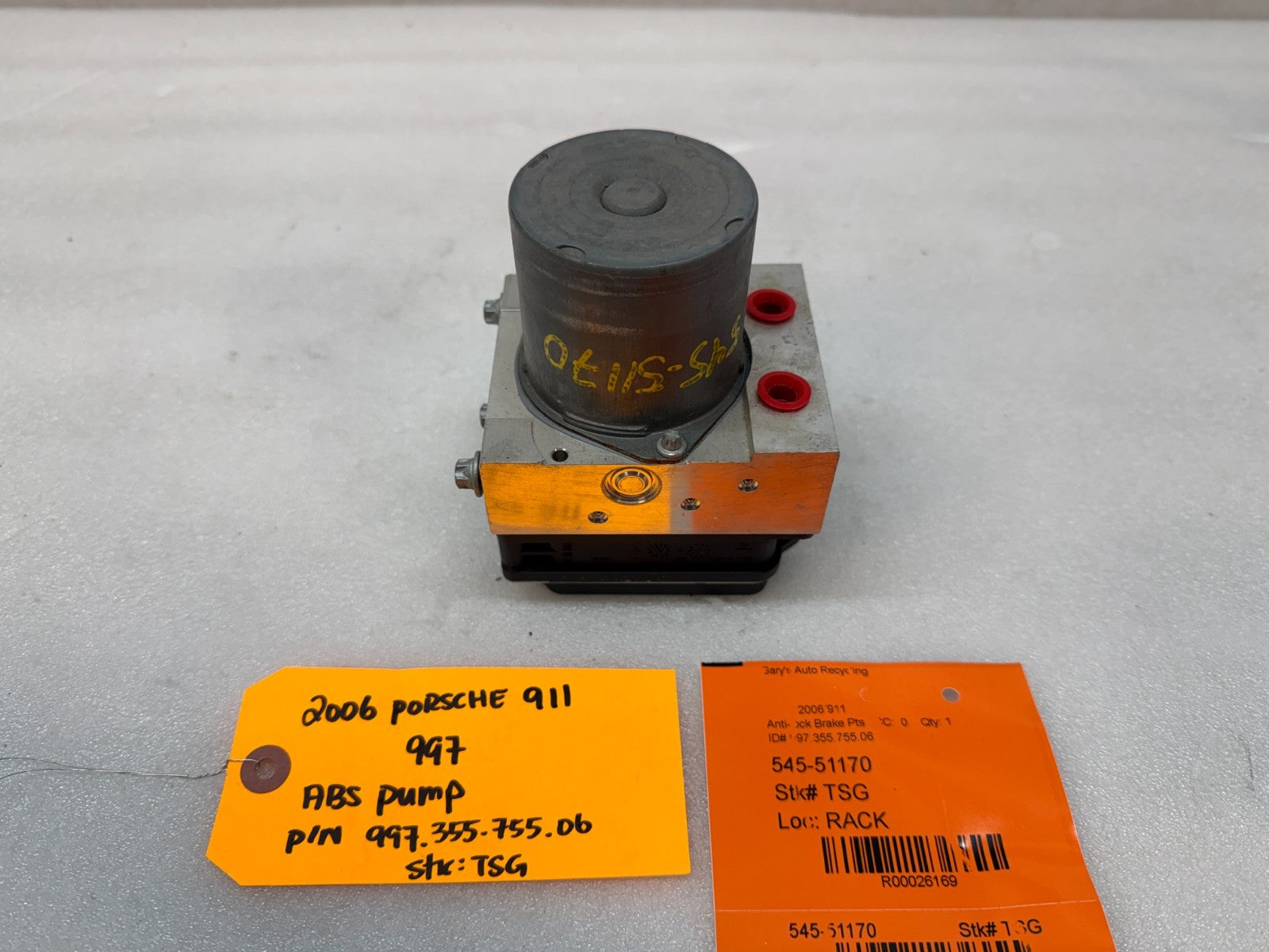 05-08 Porsche 997 911 C2 C4 ABS BRAKE PUMP ANTI LOCK MODULE ASSEMBLY 99735575506