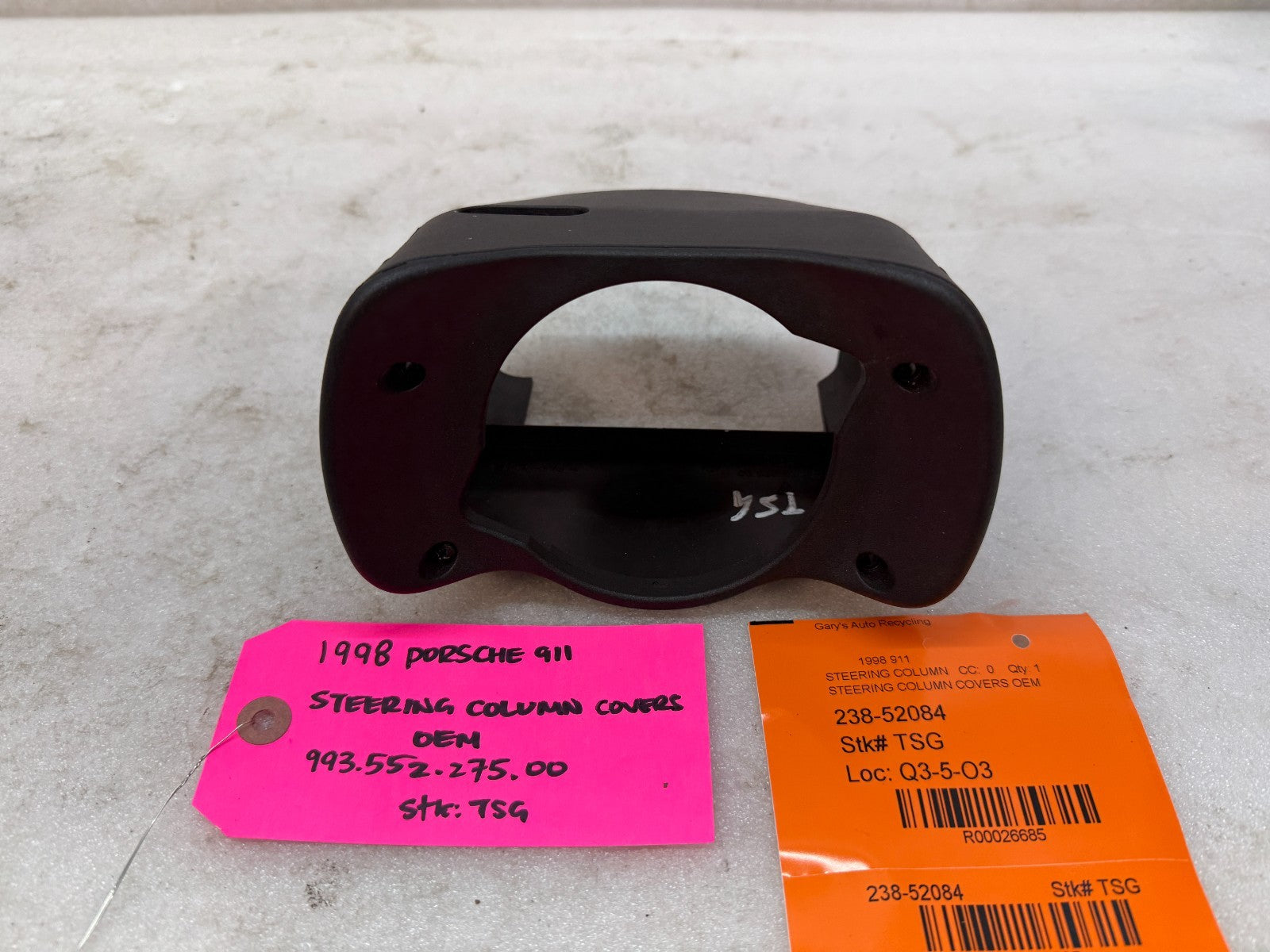 95-98 PORSCHE 911 993 OEM STEERING COLUMN COVERS TRIM 99355227500