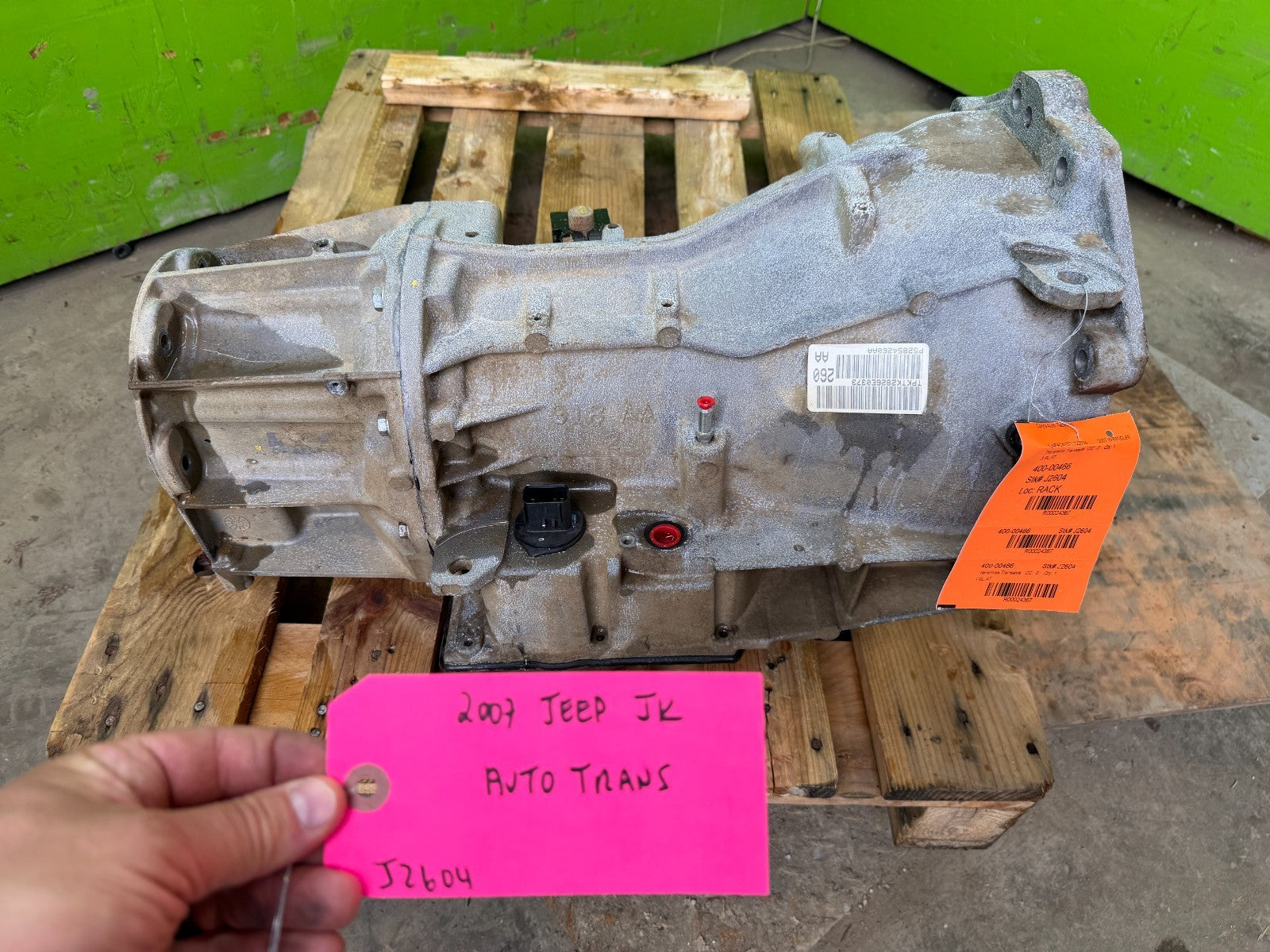 2007 JEEP WRANGLER JK 3.8 42RLE AUTOMATIC TRANSMISSION 07-10 P52854260AA
