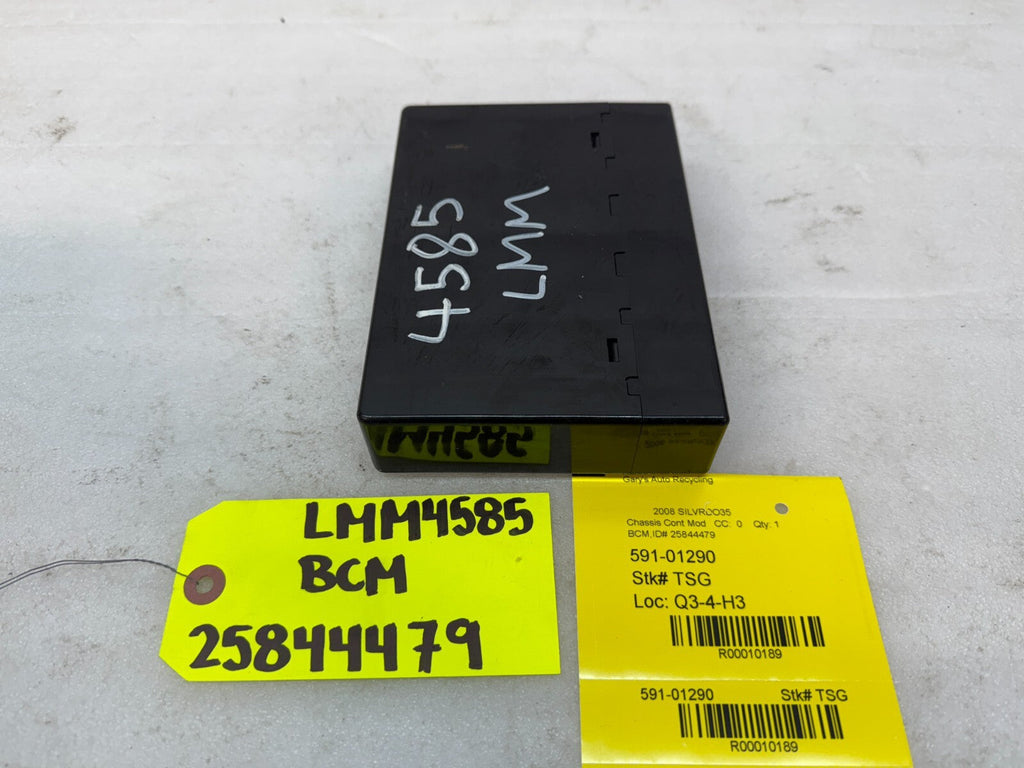 08 09 10 Chevrolet GMC DURAMAX LMM 6.6 BCM BODY CONTROL MODULE WIRING 25844479