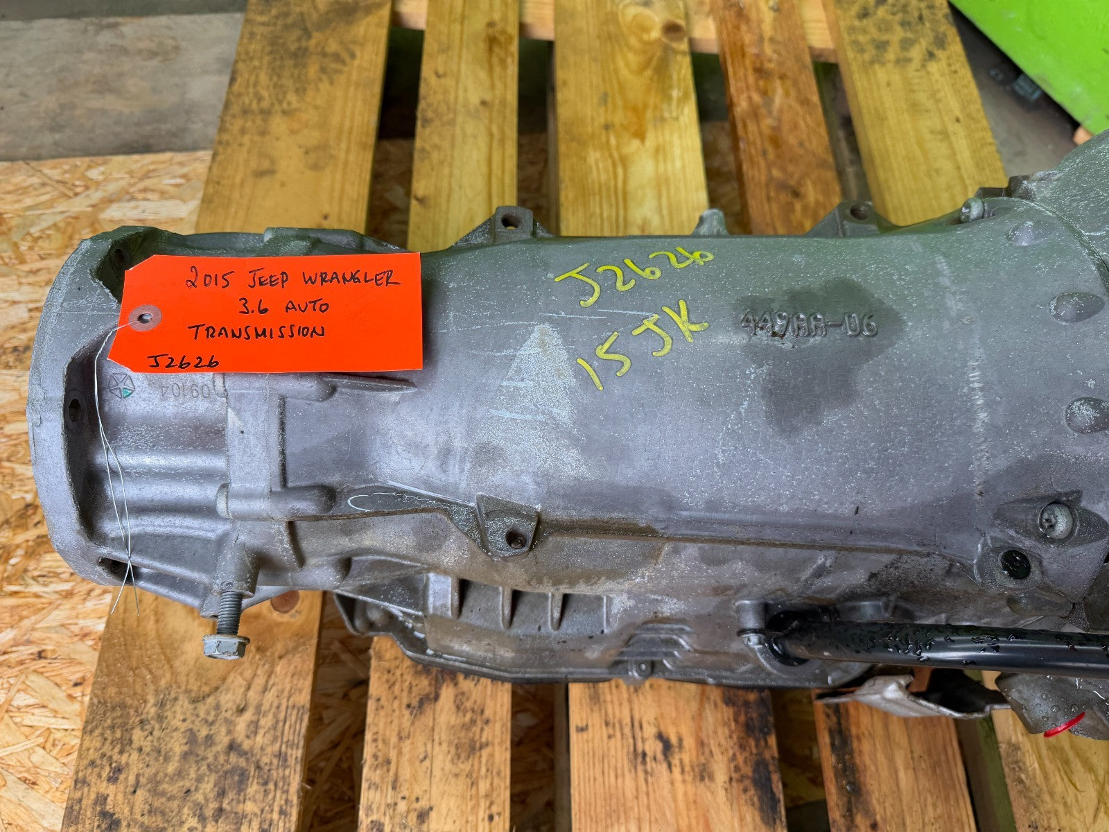15 JEEP WRANGLER JK 3.6 AUTOMATIC TRANSMISSION W5A580 P52108711AD 11-18