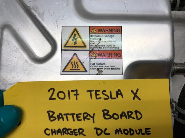 16 17 18 19 TESLA MODEL X 100D DC BATTERY CHARGER CONTROL MODULE 1060985-00 32K