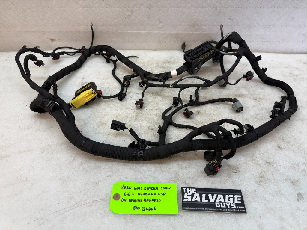 20-24 GMC CHEVROLET 3500HD DURAMAX 6.6 L5P ON ENGINE WIRING HARNESS