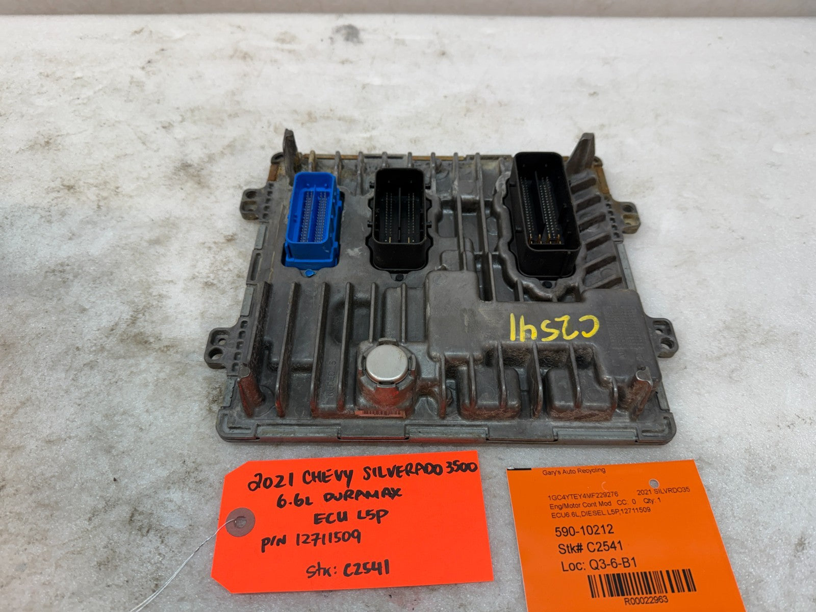 17-21 CHEVROLET GMC 3500 6.6 L5P DURAMAX DIESEL ENGINE COMPUTER ECM ECU 12711509