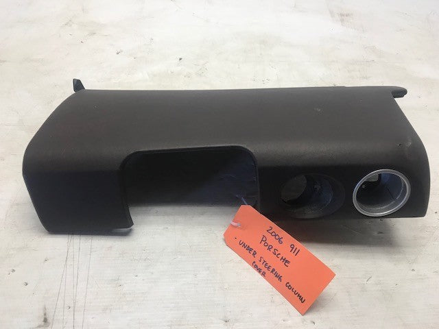 06 Porsche 997 BROWN COCOA DRIVERS SIDE LEFT KNEE BOLSTER UNDER COLUMN 05-13