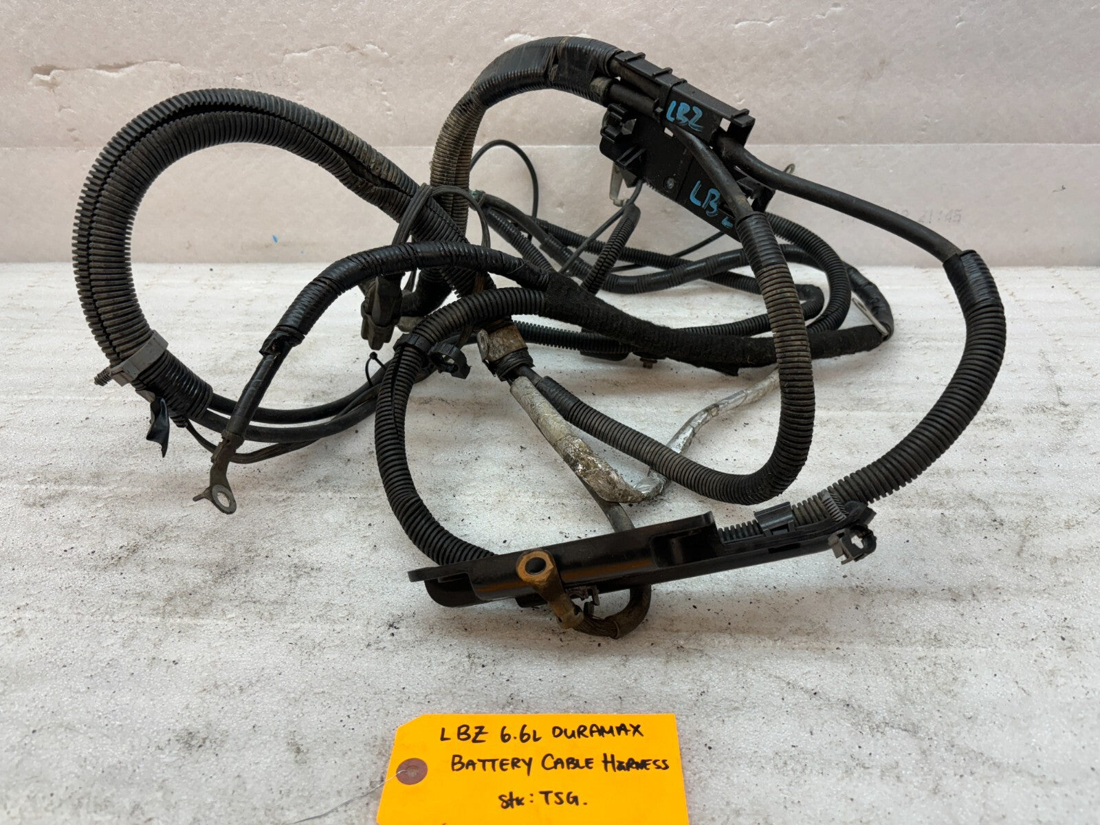06 07 GMC CHEVROLET SILVERADO 2500HD 3500HD 6.6 LBZ OEM BATTERY CABLES