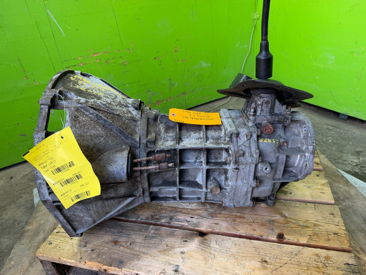 89 90 91 JEEP WRANGLER YJ 4.0 6 CYL MANUAL TRANSMISSION AX15 AX-15