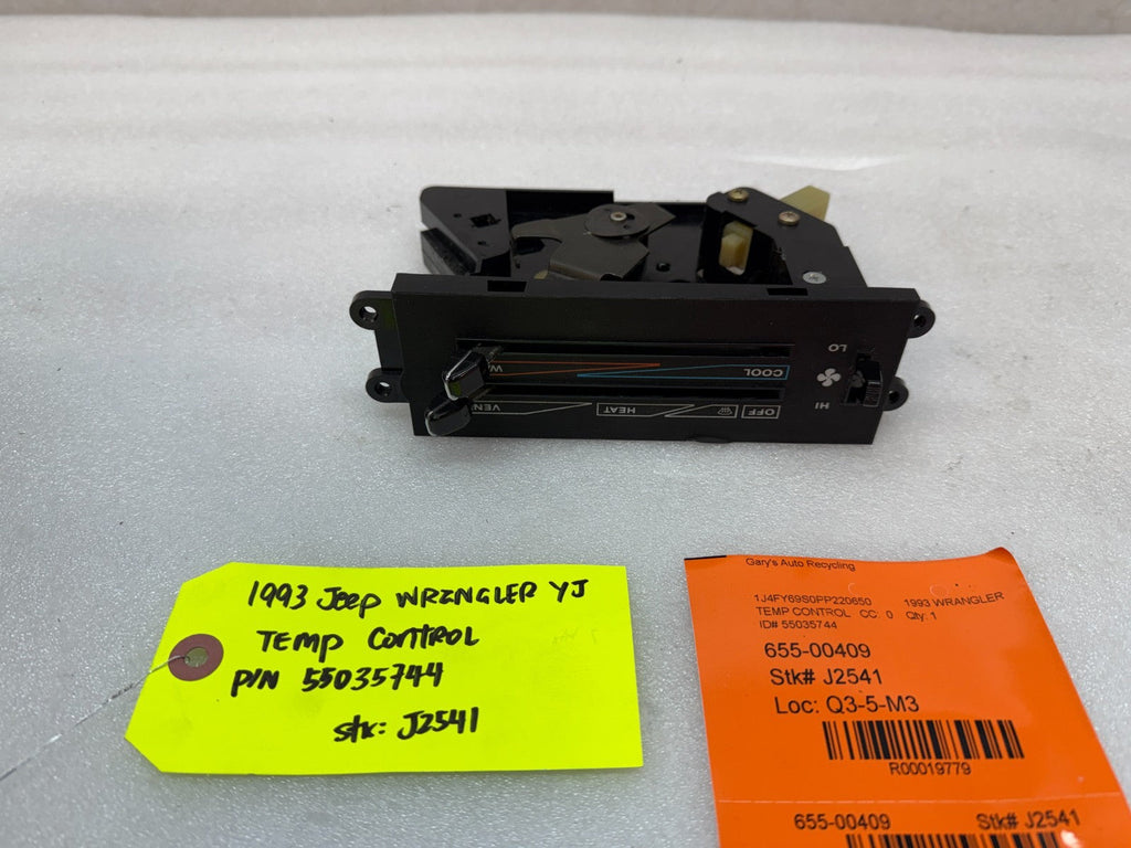 87-95 JEEP WRANGLER YJ HEATER FAN CONTROL UNIT 55035744