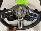 2017 FORD MUSTANG GT BLACK LEATHER STEERING WHEEL W CONTROLS  AUTOMATIC 15 16 17