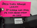 20 FORD RANGER LARIAT RADIO NAVIGATION HEATER CONTROL TRIM 19-23