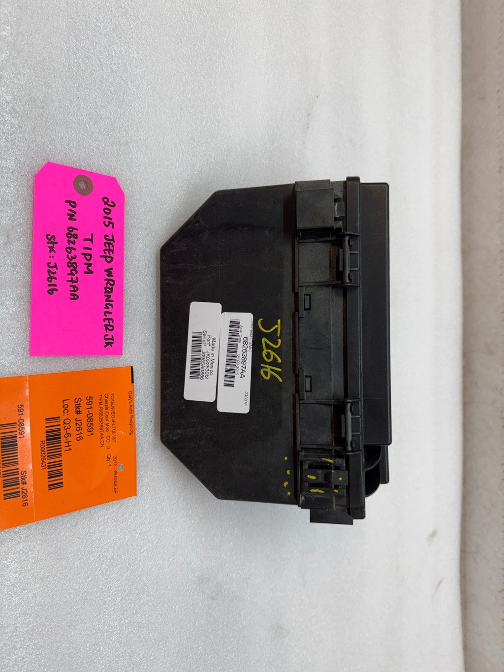15 JEEP WRANGLER JK TIPM INTEGRATED MODULE FUSE BOX 68263897AA