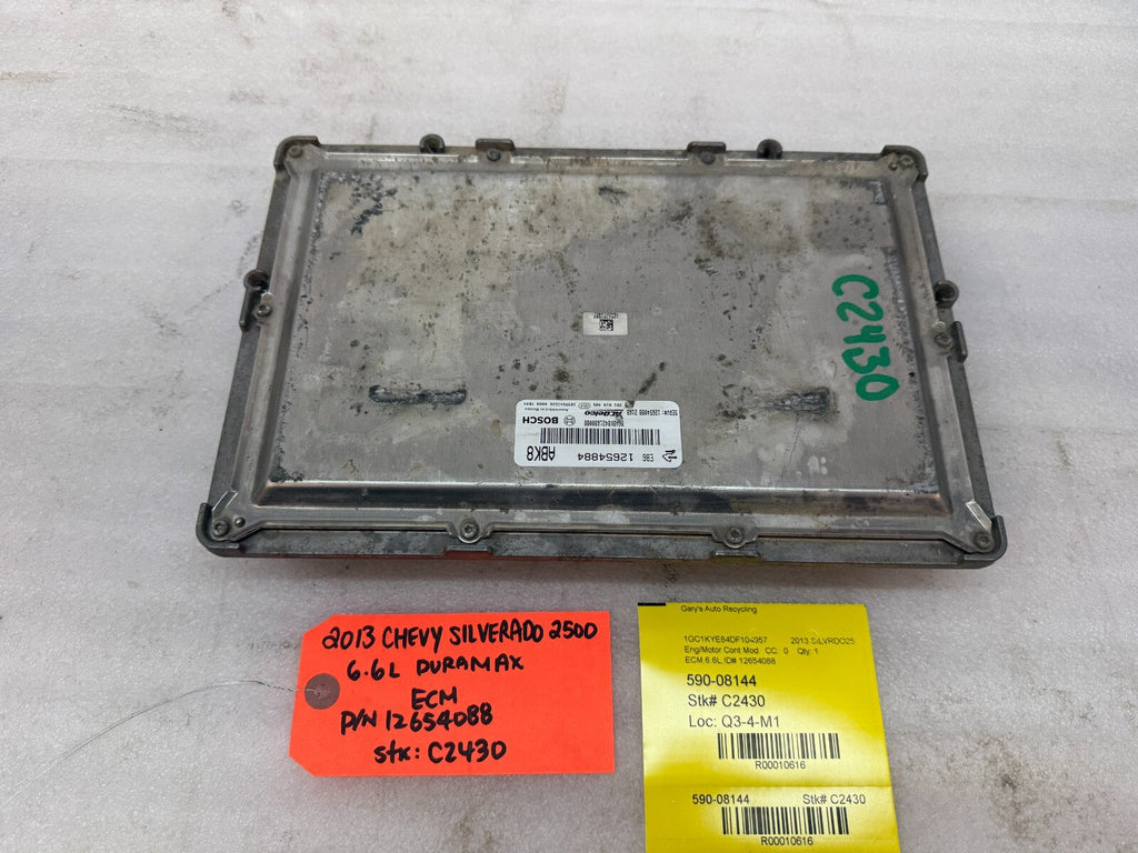 13 14 Chevrolet GMC 2500HD DURAMAX 6.6 LML OEM ENGINE COMPUTER ECU ECM 12654088