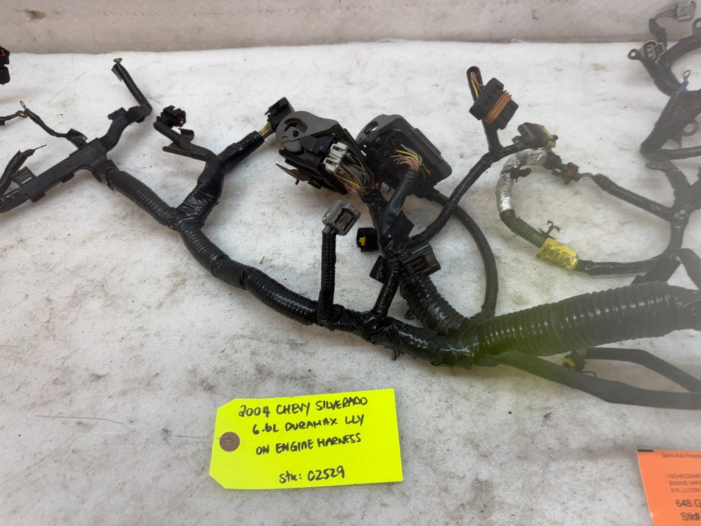 04 Chevrolet GMC 2500HD 3500HD DURAMAX 6.6 LLY DIESEL ENGINE WIRING LOOM HARNESS