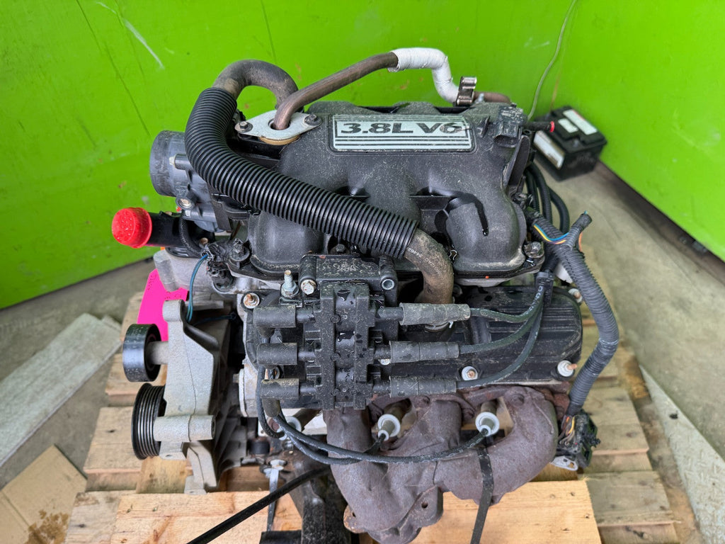 07 JEEP WRANGLER JK 3.8 COMPLETE ENGINE MOTOR ASSEMBLY 07-11