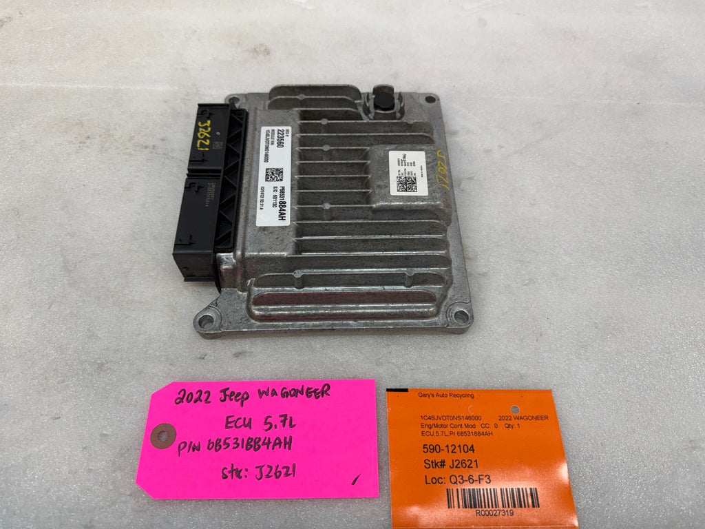 22 23 Jeep Wagoneer Engine Computer ECU ECM 5.7 e-torque P68531884AH 24K