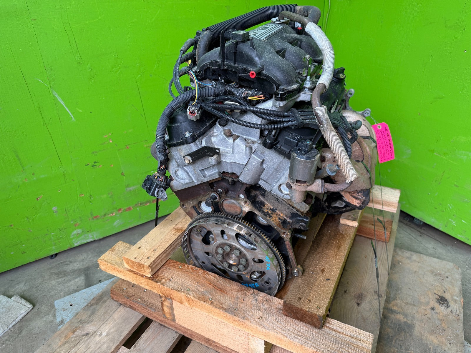 07 JEEP WRANGLER JK 3.8 COMPLETE ENGINE MOTOR ASSEMBLY 07-11