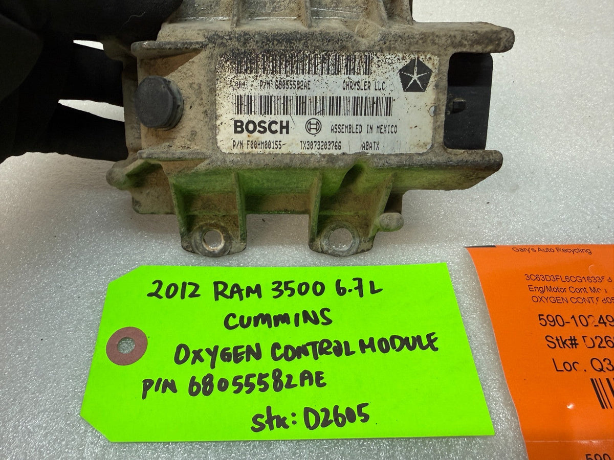 10 11 12 DODGE RAM 2500 3500 6.7 OEM OXYGEN SENSOR CONTROL MODULE 68055582AE