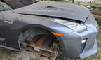 17 NISSAN GTR R35 OEM VR38 COMPLETE FRONT NOSE BUMPER LIGHTS RAILS HOOD 15-20