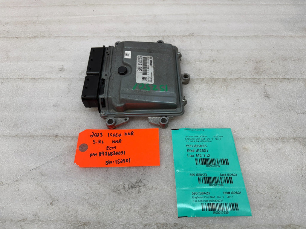23 ISUZU NRR NPR 5.2L DIESEL EMMISIONS DEF CONTROL MODULE 8976830031