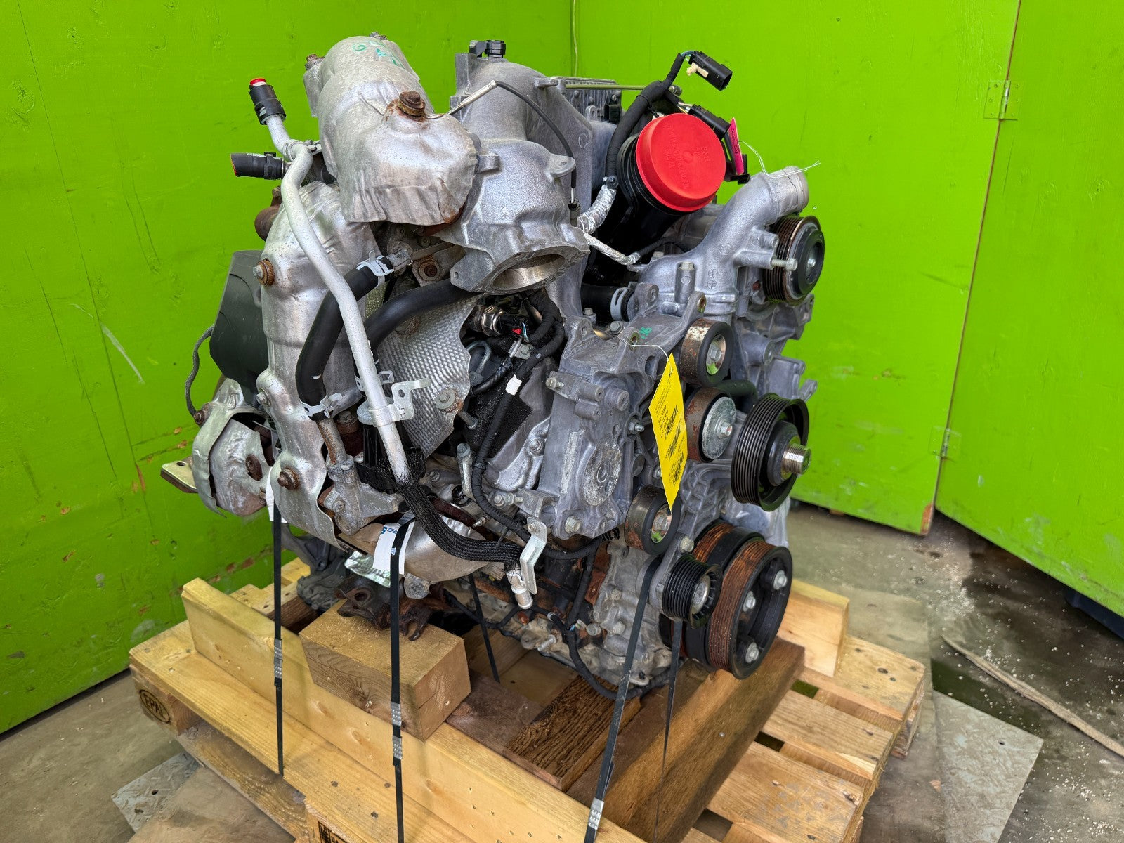 17-25 GMC SIERRA 2500HD 3500 DIESEL 6.6 L5P ENGINE MOTOR COMPLETE STUDDED