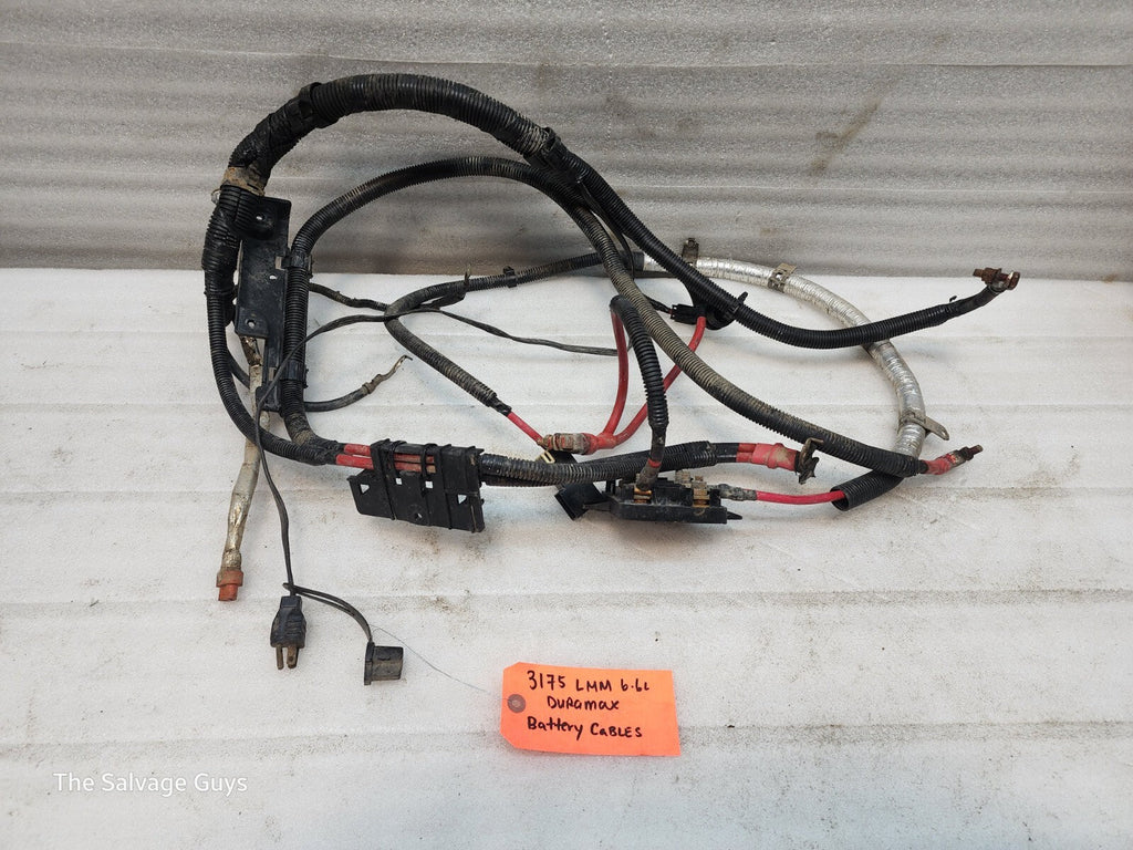 11-14 GMC CHEVROLET SILVERADO 2500HD 3500HD 6.6 LML OEM POSITIVE BATTERY CABLES