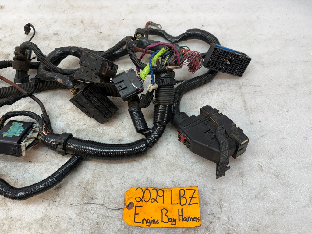 06 07 GMC CHEVROLET 2500HD DURAMAX 6.6 LBZ ENGINE BAY MOTOR WIRING HARNESS LOOM