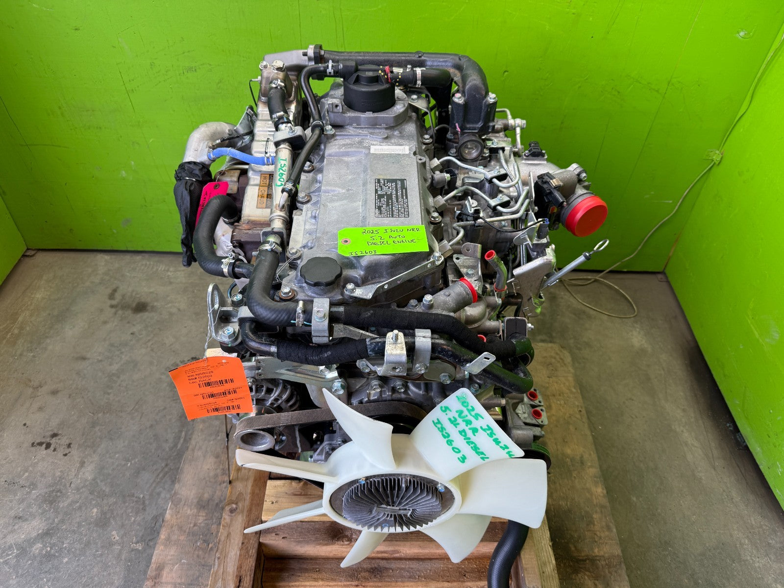 25 ISUZU NRR NPR NQR 5.2 COMPLETE ENGINE ASSEMBLY 4HK1TC 30K