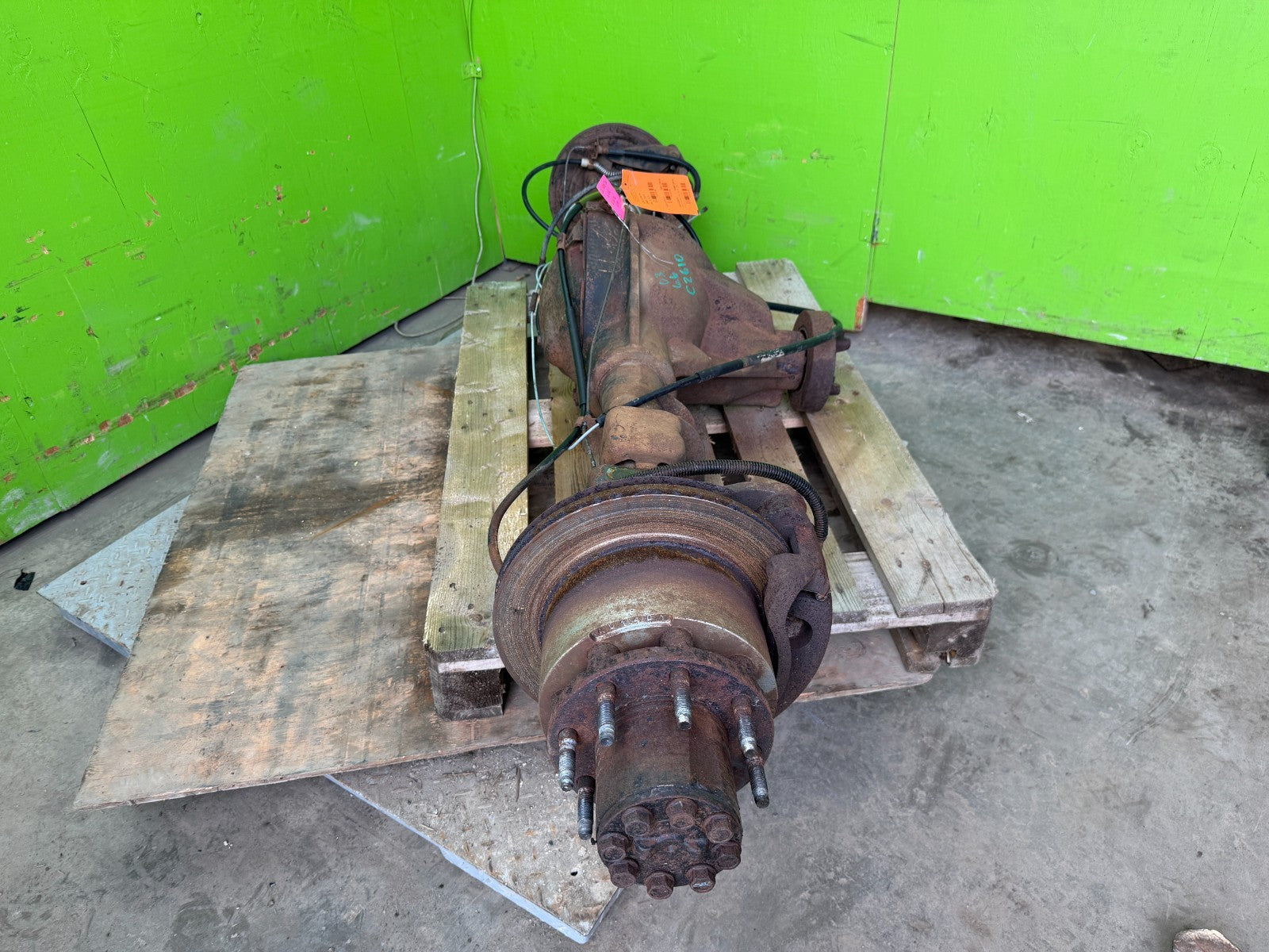 01-07 GMC SIERRA SILVERADO 3500HD DRW REAR DIFFERENTIAL AXLE GT4 G80 3.73