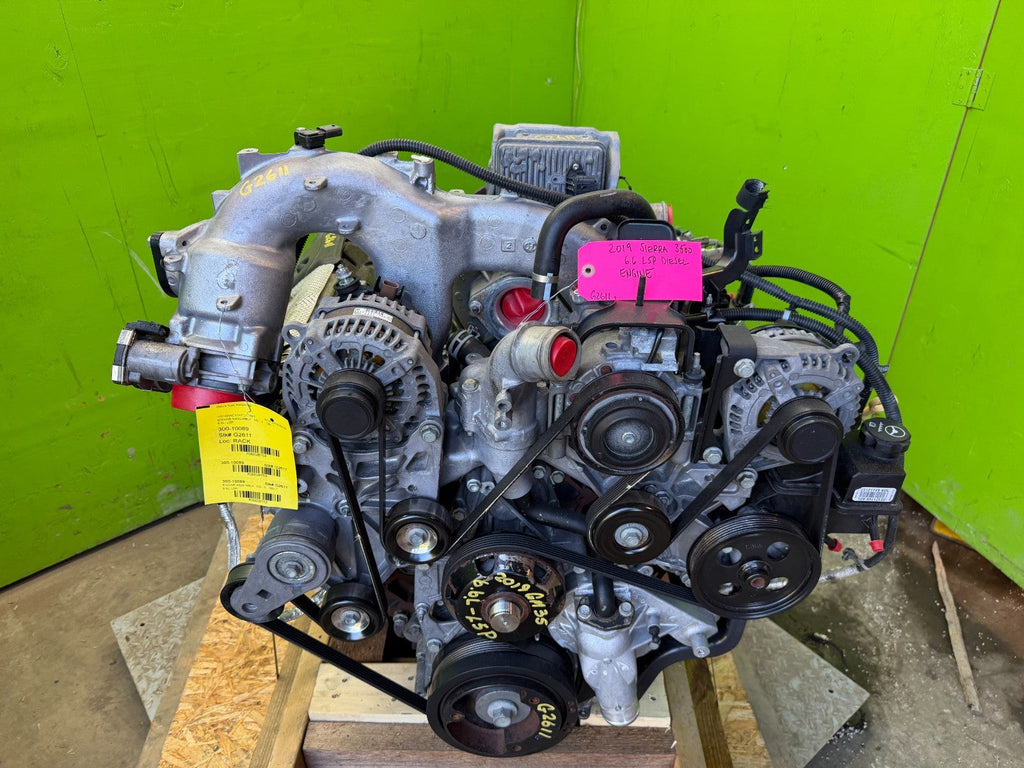 17-25 GMC SIERRA 2500HD 3500 DIESEL 6.6 L5P ENGINE MOTOR COMPLETE