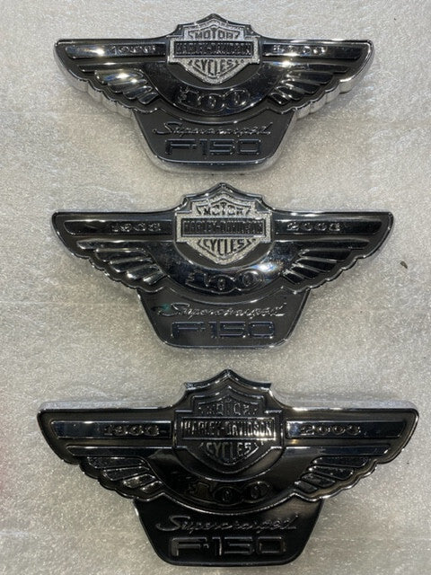 03 FORD F150 HARLEY FENDER AND TAILGATE BADGES 3 PCS 98K