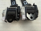 15-18 PORSCHE MACAN S 95B OEM BLACK FRONT REAR SEATBELTS SEAT BELTS