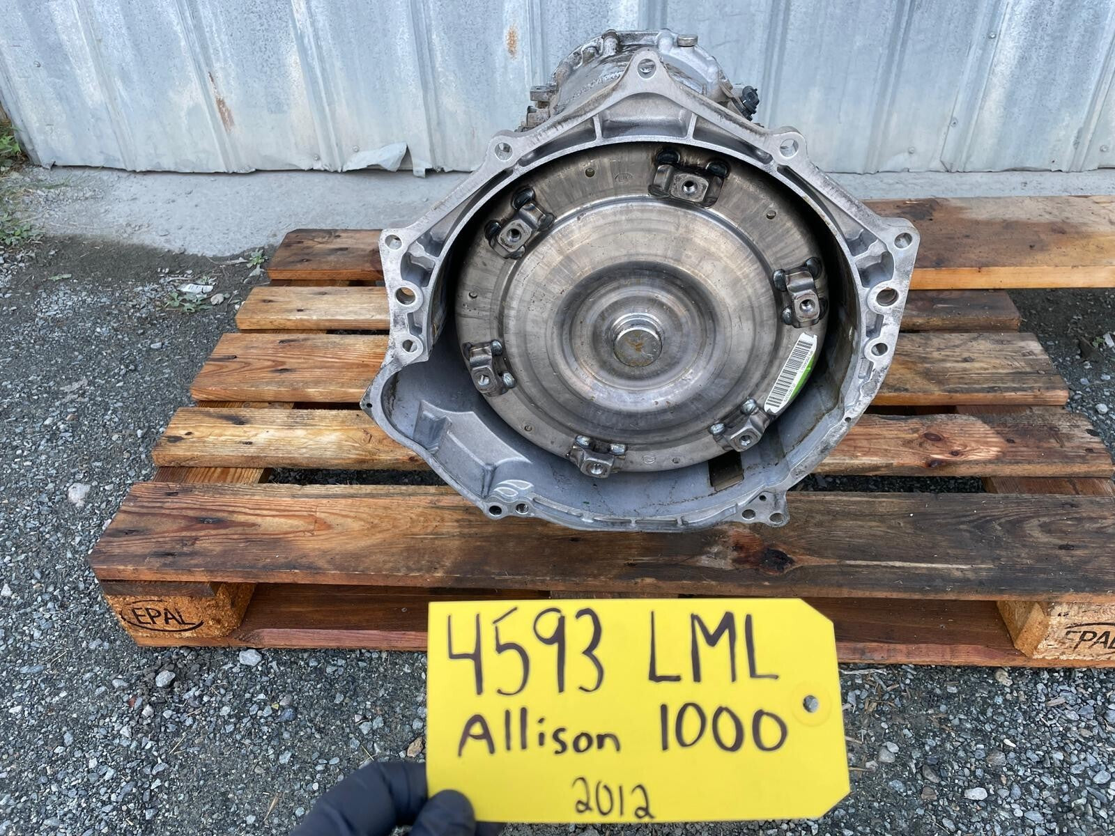 12 Chevrolet GMC 3500HD DURAMAX 6.6 ALLISON 1000 AUTOMATIC TRANSMISSION LML
