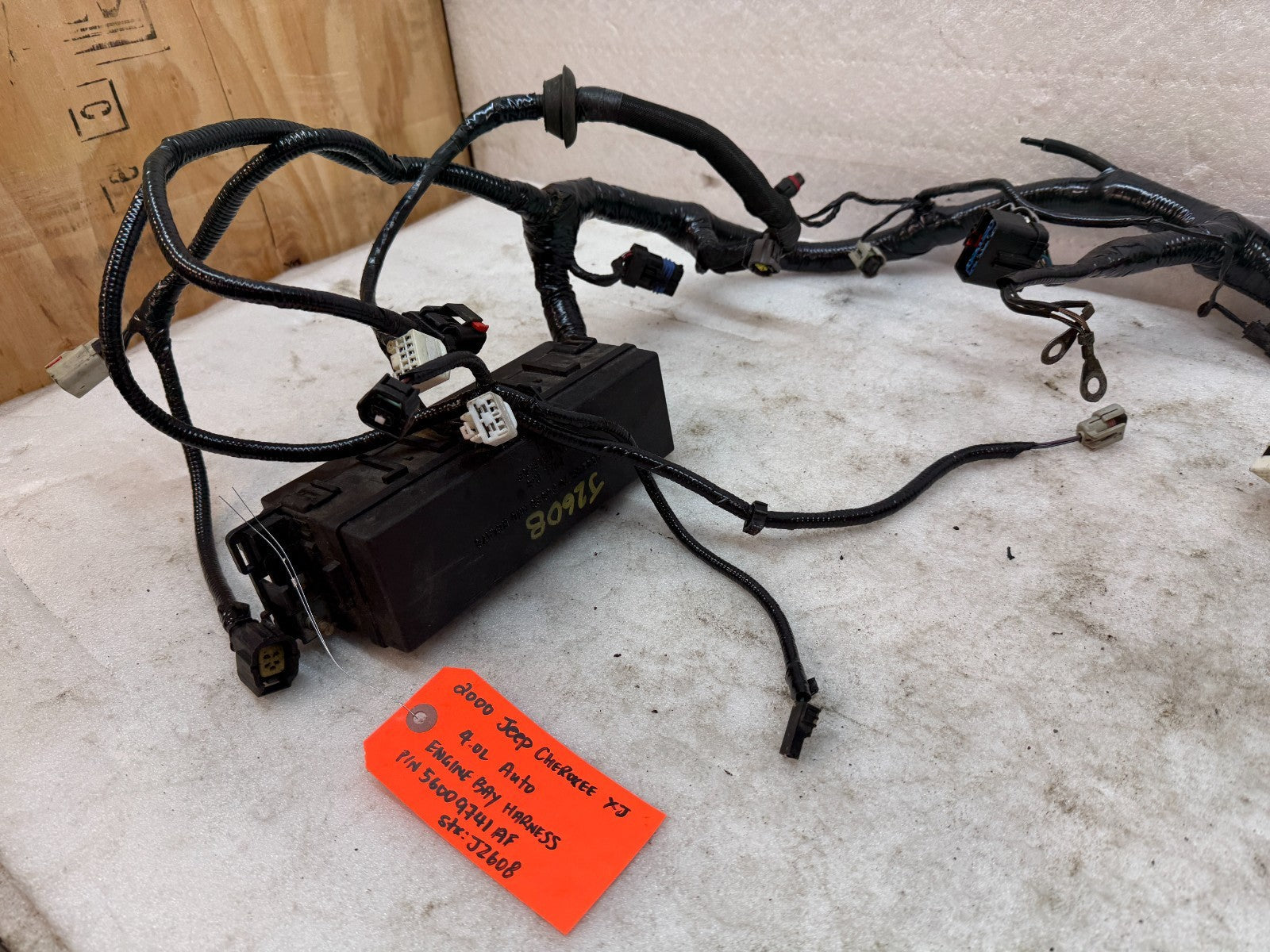 00 JEEP CHEROKEE XJ 4.0 ENGINE WIRING HARNESS LOOM 97-01 P56009741AF