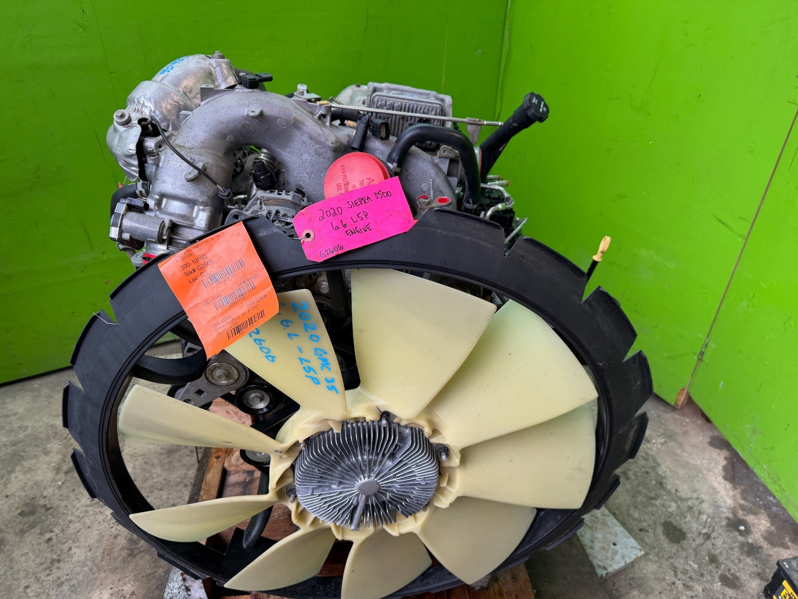 17-25 GMC SIERRA 2500HD 3500 DIESEL 6.6 L5P ENGINE MOTOR COMPLETE