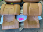 05-13 PORSCHE 997 911 LEFT RIGHT POWER HEATED 18 WAY SPORT SEATS NATURAL BROWN