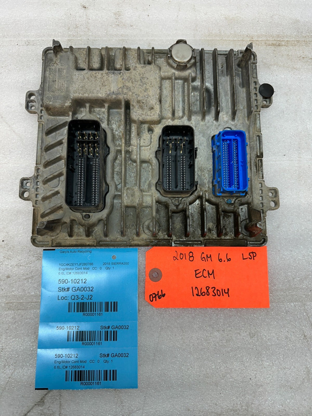 17-19 CHEVROLET GMC 3500 6.6 L5P DURAMAX DIESEL ENGINE COMPUTER ECM ECU 12683014