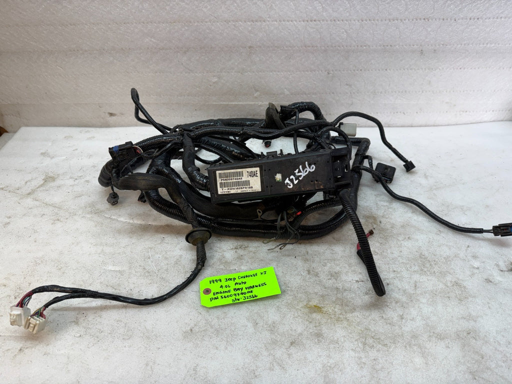 99 JEEP CHEROKEE XJ 4.0 ENGINE WIRING HARNESS LOOM 97-01 P56009740AE