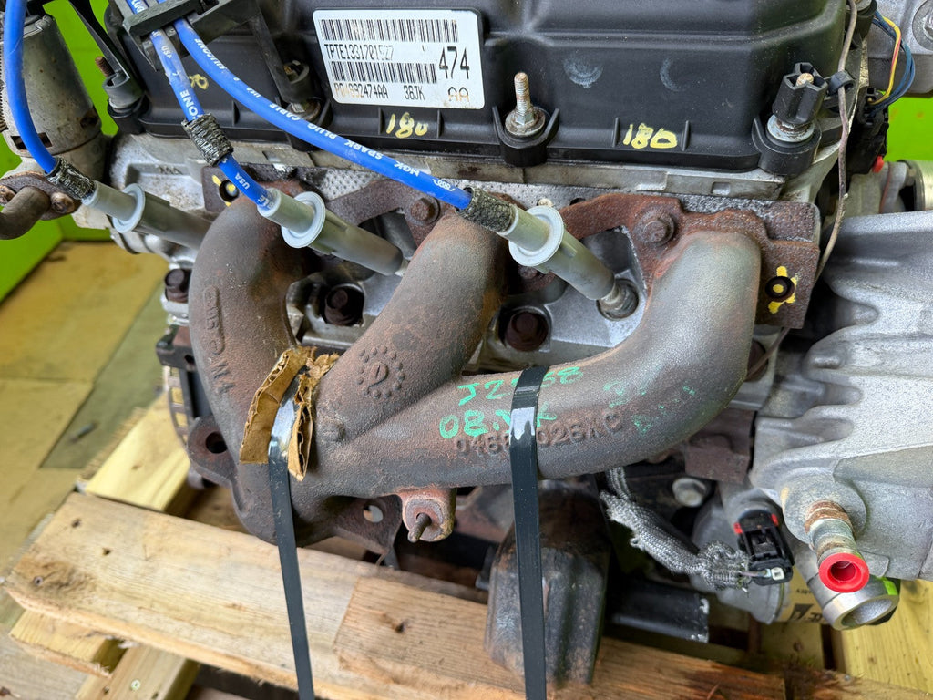 08 JEEP WRANGLER JK 3.8 COMPLETE ENGINE MOTOR ASSEMBLY 07-11