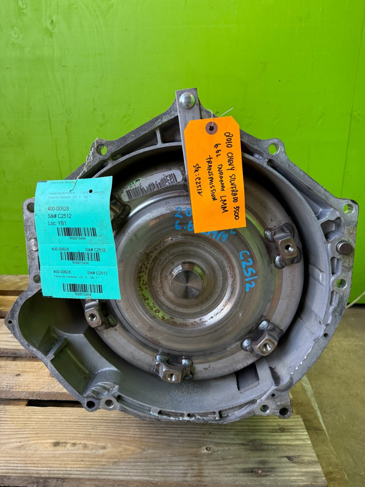2010 Chevrolet GMC 3500HD DURAMAX 6.6 ALLISON 1000 AUTOMATIC TRANSMISSION LMM