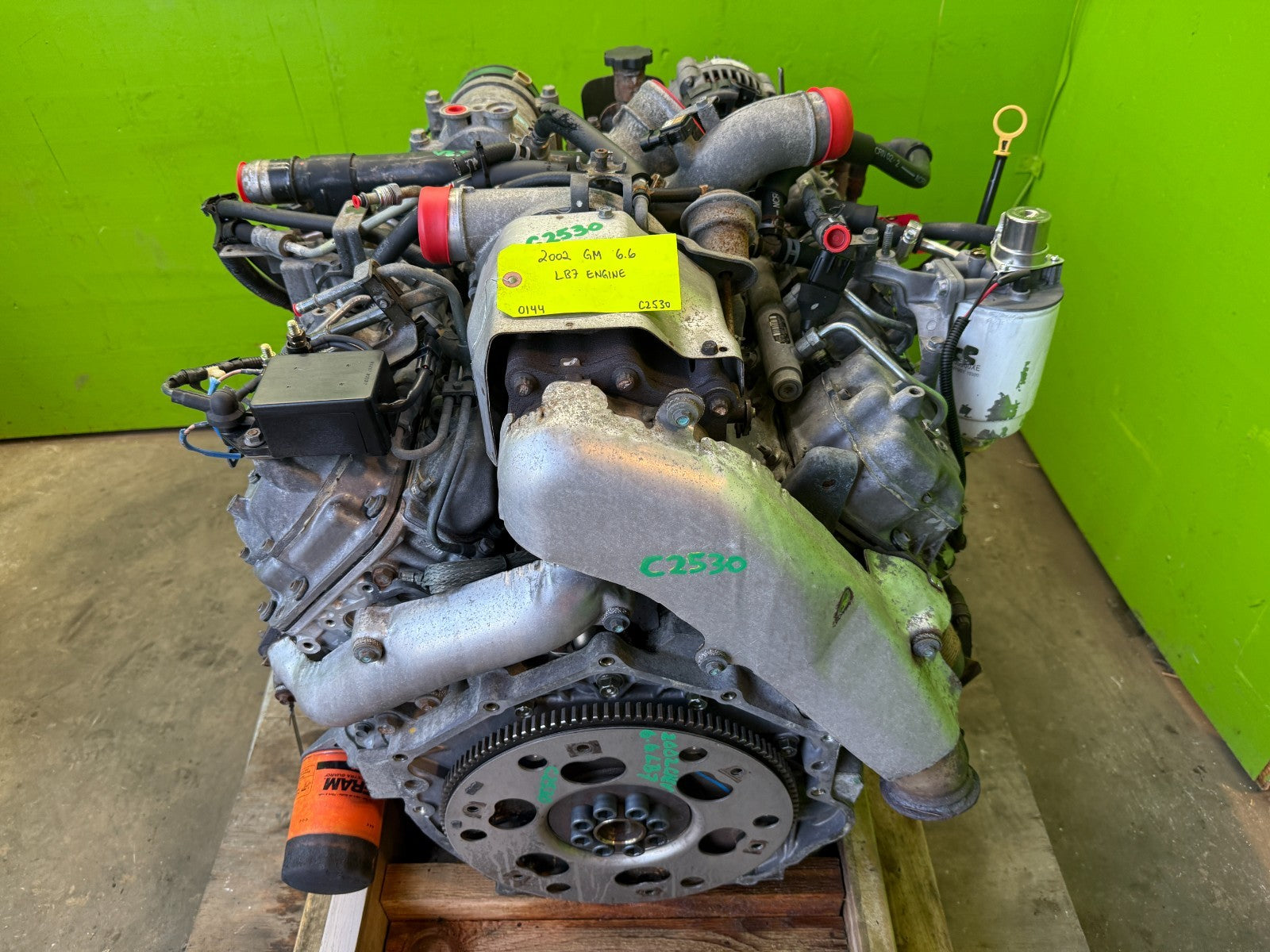 01-04 CHEVROLET GMC 2500 3500 6.6 LB7 DURAMAX DIESEL ENGINE MOTOR NO CORE!!