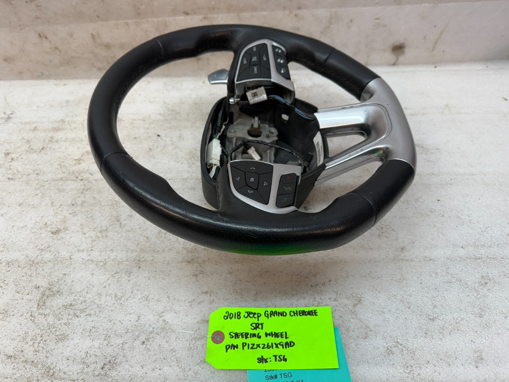 18 JEEP GRAND CHEROKEE SRT8 SRT-8 OEM HEATED STEERING WHEEL 14-18 P1ZX261X9AD