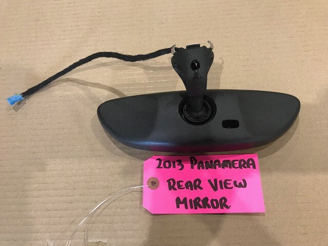 10-16 PORSCHE PANAMERA 970 OEM REARVIEW MIRROR AUTO DIMMING