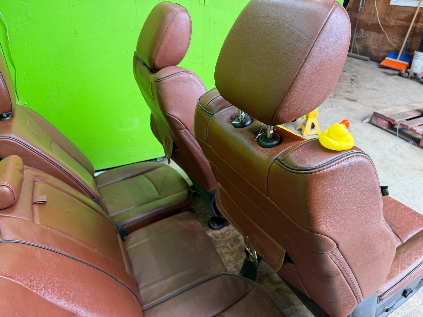 10 11 12 DODGE RAM 2500 3500 LONGHORN FRONT REAR SEATS CONSOLE LID