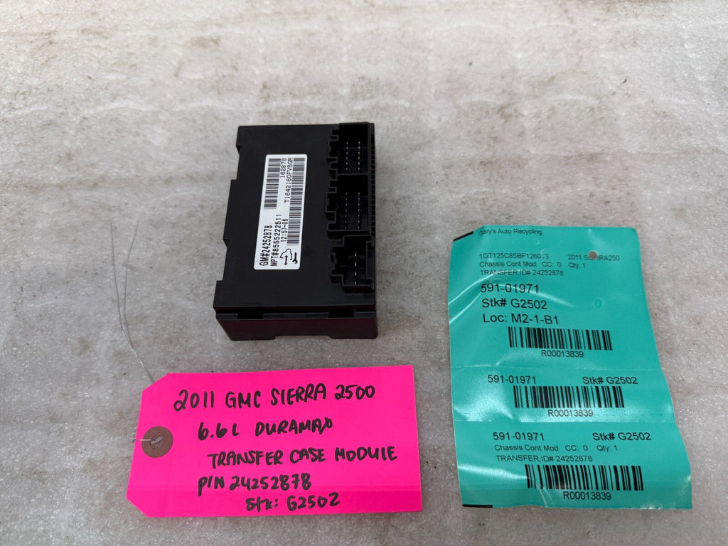 07-14 GMC SIERRA SILVERADO 2500 3500 TRANSFER CASE CONTROL MODULE 24252878