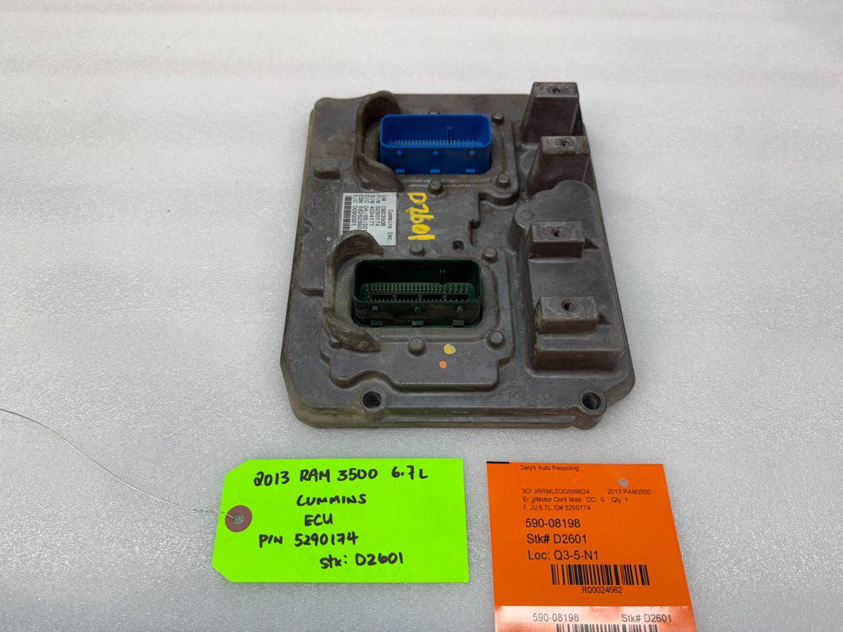 13 14 15 DODGE RAM 2500 3500 6.7 CUMMINS ENGINE COMPUTER ECU ECM 5290174