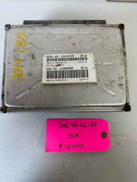 01-04 Chevrolet GMC 2500HD DURAMAX 6.6 LB7 ECM ECU ENGINE COMPUTER 12210729